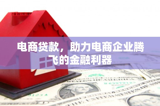 玉东电商贷款，助力电商企业腾飞的金融利器