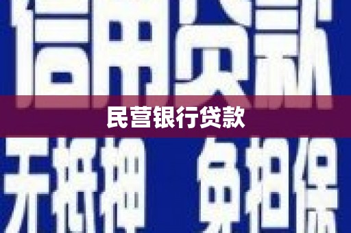 东方民营银行贷款