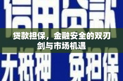 田家庵贷款担保，金融安全的双刃剑与市场机遇