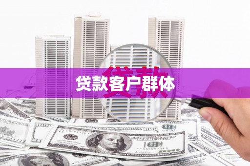 宁晋贷款客户群体