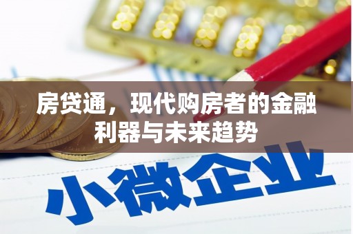 维西房贷通，现代购房者的金融利器与未来趋势