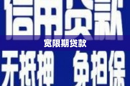 西城宽限期贷款
