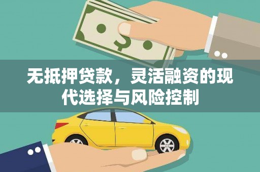 燕巢无抵押贷款，灵活融资的现代选择与风险控制