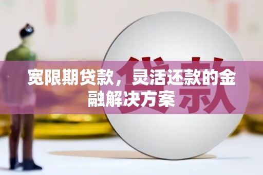 辽源宽限期贷款，灵活还款的金融解决方案