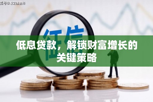 雨山低息贷款，解锁财富增长的关键策略