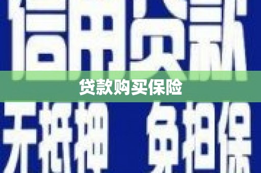 阿鲁科尔沁旗贷款购买保险