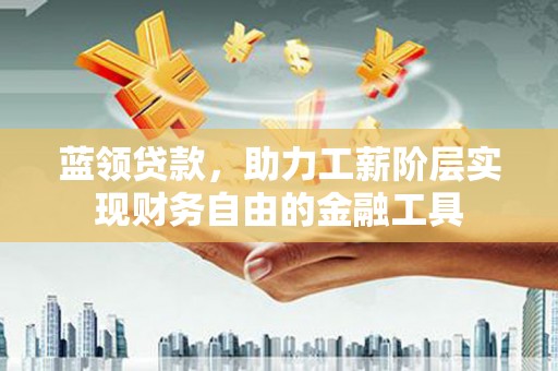 淮上蓝领贷款，助力工薪阶层实现财务自由的金融工具