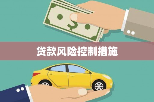 浉河贷款风险控制措施